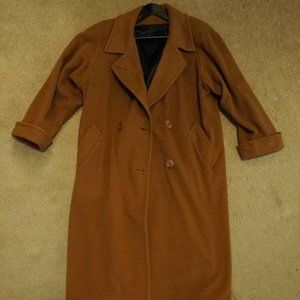 Vintage SHIFF long brown wool coat, jacket